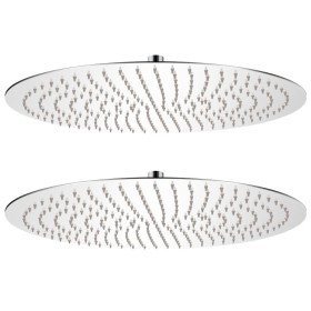 Rain effect shower head 2 pcs stainless steel Ø 50 cm by , shower heads - Ref: Foro24-275938, Price: 180,45 €, Discount: %