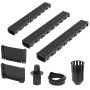 3 plastic drainage channels, 3 meters each by , Drains - Ref: Foro24-142878, Price: 64,55 €, Discount: %