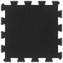 Rubber floor tiles 4 units black 16 mm 30x30 cm by , Gym equipment mats - Ref: Foro24-155669, Price: 17,57 €, Discount: %