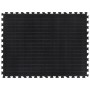 Black rubber floor tile 12 mm 90x120 cm by , Gym equipment mats - Ref: Foro24-155672, Price: 41,10 €, Discount: %