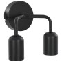 Lámpara de pared con bombillas de filamento 2 W negro E27 de vidaXL, Lámparas - Ref: Foro24-281419, Precio: 33,99 €, Descuent...