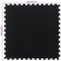 Black rubber floor tile 12 mm 100x100 cm by , Gym equipment mats - Ref: Foro24-155673, Price: 49,97 €, Discount: %