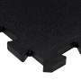 Rubber floor tiles 16 units black 16 mm 30x30 cm by , Gym equipment mats - Ref: Foro24-155671, Price: 52,34 €, Discount: %