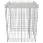 Gabionenwand für Müllcontainer aus Stahl 110x100x130cm von , Halterungen für Abfallbehälter - Ref: Foro24-143608, Preis: 223,...