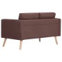 2 seater brown fabric sofa by vidaXL, Sofas - Ref: Foro24-281353, Price: 254,67 €, Discount: %