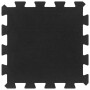 Rubber floor tiles 9 units black 16 mm 30x30 cm by , Gym equipment mats - Ref: Foro24-155670, Price: 34,22 €, Discount: %