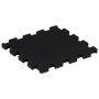 Rubber floor tiles 9 units black 16 mm 30x30 cm by , Gym equipment mats - Ref: Foro24-155670, Price: 34,22 €, Discount: %