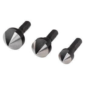 wolfcraft three-piece steel countersink set 2584000 by , Drill bits and screwdriver heads - Ref: Foro24-408147, Price: 17,99 ...