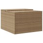 Beige synthetisches Rattan Mähroboter Schuppen 86x90x52/57cm von , Rasenmäherabdeckungen - Ref: Foro24-365407, Preis: 129,69 ...