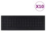 Rubber stair mats 10 pcs rubber 25x75 cm by , Stair mats - Ref: Foro24-155637, Price: 51,78 €, Discount: %