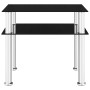 Black tempered glass side table 45x50x45 cm by vidaXL, Side tables - Ref: Foro24-249530, Price: 42,68 €, Discount: %