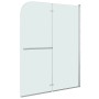 Folding shower screen 2 panels ESG 95x140 cm by vidaXL, shower doors - Ref: Foro24-144678, Price: 131,71 €, Discount: %