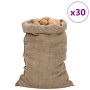 Jute bags 30 units 60x105 cm 100% jute 340 g/m² by , Suitcases and travel bags - Ref: Foro24-155808, Price: 121,47 €, Discoun...