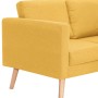 3 seater yellow fabric sofa by vidaXL, Sofas - Ref: Foro24-281362, Price: 364,03 €, Discount: %