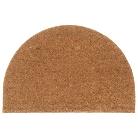 Semicircular natural coconut fiber doormat 60x90 cm by , Doormats - Ref: Foro24-155603, Price: 36,69 €, Discount: %