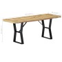 Banco de madera maciza reciclada 110 cm de vidaXL, Bancos de comedor y cocina - Ref: Foro24-247952, Precio: 115,99 €, Descuen...