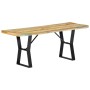 Banco de madera maciza reciclada 110 cm de vidaXL, Bancos de comedor y cocina - Ref: Foro24-247952, Precio: 115,99 €, Descuen...