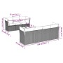 Set Gartensofas mit beigen Kissen 8 Stück PE Rattan von , Gartensets - Ref: Foro24-3249118, Preis: 537,34 €, Rabatt: %