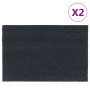 Doormats 2 units dark gray coconut fiber 40x60 cm by , Doormats - Ref: Foro24-155584, Price: 29,99 €, Discount: %