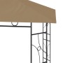 Taupe gray gazebo 3x3x2.7 m 160 g/m² by , Tents and gazebos - Ref: Foro24-313913, Price: 184,83 €, Discount: %