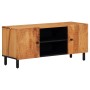 Solid acacia wood TV cabinet 105x33x46 cm by , TV Furniture - Ref: Foro24-356855, Price: 117,20 €, Discount: %