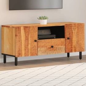 Solid acacia wood TV cabinet 105x33x46 cm by , TV Furniture - Ref: Foro24-356869, Price: 135,60 €, Discount: %