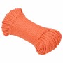 Orange polypropylene work rope 3 mm 50 m by , Ropes and metal cords - Ref: Foro24-152919, Price: 12,18 €, Discount: %