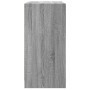 Armario auxiliar puertas de vidrio gris Sonoma 68x37x75,5 cm de , Aparadores - Ref: Foro24-836425, Precio: 84,40 €, Descuento: %