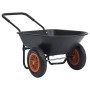 Black and orange wheelbarrow 78 L 100 kg by , Wheelbarrows - Ref: Foro24-92592, Price: 174,18 €, Discount: %