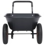 Black and orange wheelbarrow 78 L 100 kg by , Wheelbarrows - Ref: Foro24-92592, Price: 174,18 €, Discount: %