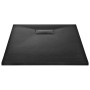 Plato de ducha SMC negro 100x70 cm de vidaXL, Platos de ducha - Ref: Foro24-144780, Precio: 146,81 €, Descuento: %