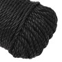 Black 3 mm 50 m polypropylene work rope by , Ropes and metal cords - Ref: Foro24-152997, Price: 12,18 €, Discount: %