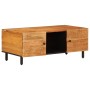 Mesa de centro madera maciza de acacia 100x54x40 cm de , Mesas de centro - Ref: Foro24-356867, Precio: 157,97 €, Descuento: %