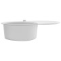 Granite kitchen sink with one white oval basin by vidaXL, Sinks - Ref: Foro24-144867, Price: 211,91 €, Discount: %