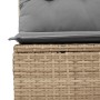 Corner garden sofa with beige synthetic rattan cushions by , Outdoor sofas - Ref: Foro24-366086, Price: 92,23 €, Discount: %