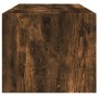 Smoked oak coffee table with glass doors 102x50x42 cm by , Coffee table - Ref: Foro24-836417, Price: 86,99 €, Discount: %