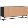 Mueble de TV con puertas de vidrio negro 102x37x50 cm de , Muebles TV - Ref: Foro24-836533, Precio: 64,13 €, Descuento: %