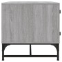 Center table with Sonoma gray glass doors 68.5x50x50 cm by , Coffee table - Ref: Foro24-836544, Price: 72,18 €, Discount: %