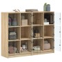 Regal mit Holztüren aus Sonoma-Eiche 136x37x109 cm von , Bücherregale und Regale - Ref: Foro24-3206512, Preis: 231,91 €, Raba...