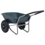 Green and gray wheelbarrow 140x63x65 cm 78 L 100 kg by , Wheelbarrows - Ref: Foro24-148601, Price: 111,50 €, Discount: %