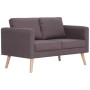 2-Sitzer-Sofa aus taupefarbenem Stoff von vidaXL, Sofas - Ref: Foro24-281365, Preis: 286,32 €, Rabatt: %