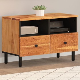 Mueble de TV madera maciza de acacia 70x33x46 cm de , Muebles TV - Ref: Foro24-356856, Precio: 104,99 €, Descuento: %