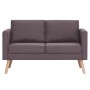 2-Sitzer-Sofa aus taupefarbenem Stoff von vidaXL, Sofas - Ref: Foro24-281365, Preis: 286,32 €, Rabatt: %