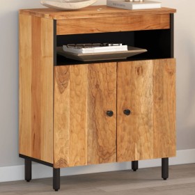 Solid acacia wood auxiliary cabinet 60x33x75 cm by , Sideboards - Ref: Foro24-356880, Price: 125,99 €, Discount: %