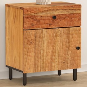 Solid acacia wood bedside table 50x33x60 cm by , Nightstands - Ref: Foro24-356863, Price: 95,82 €, Discount: %