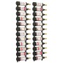 Wall wine racks for 12 bottles black iron 2 units by vidaXL, Wine racks - Ref: Foro24-282467, Price: 89,89 €, Discount: %