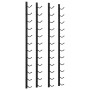 Wall wine racks for 12 bottles black iron 2 units by vidaXL, Wine racks - Ref: Foro24-282467, Price: 89,89 €, Discount: %