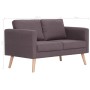 2 seater taupe fabric sofa by vidaXL, Sofas - Ref: Foro24-281365, Price: 286,32 €, Discount: %