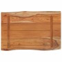 Mesa auxiliar madera maciza acacia borde natural 60x40x2,5 cm de , Mesas auxiliares - Ref: Foro24-370608, Precio: 45,46 €, De...