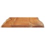 Mesa auxiliar madera maciza acacia borde natural 60x40x2,5 cm de , Mesas auxiliares - Ref: Foro24-370608, Precio: 45,46 €, De...